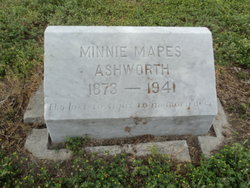 Minnie Maude <I>Mapes</I> Ashworth 