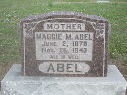 Maggie M. <I>Wisehart</I> Abel 