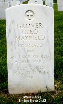 PFC Grover Cleo Mayfield 