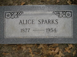 Alice <I>Lipscomb</I> Sparks 