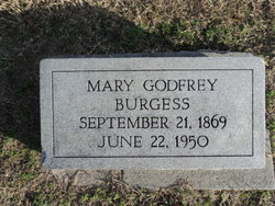 Mary Indiana <I>Godfrey</I> Burgess 