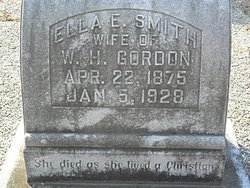 Ella Elizabeth <I>Smith</I> Gordon 