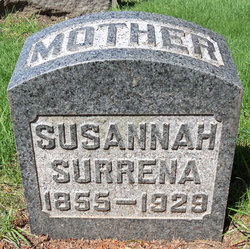 Susannah “Susan” <I>McFadden</I> Surrena 