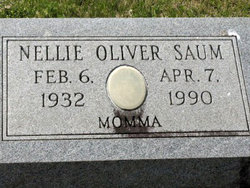 Nellie Katherine <I>Oliver</I> Saum 
