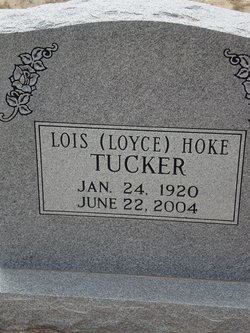 Lois “loyce” <I>Hoke</I> Tucker 