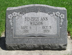 Beverly Ann <I>Williams</I> Wilson 