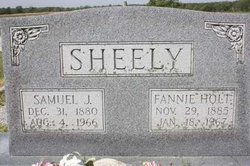 Fannie <I>Holt</I> Sheely 