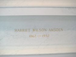 Harriet Melvina <I>Wilson</I> Amsden 