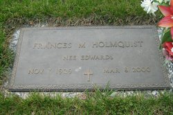Frances Mary <I>Edwards</I> Holmquist 