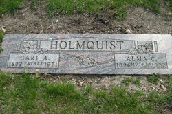 Alma Cecilia <I>Sullivan</I> Holmquist 