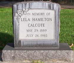 Lela Margaret <I>Hamilton</I> Calcote 