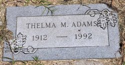 Thelma M <I>Johnson</I> Adams 