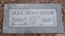 Grace Almyra “Myra” <I>Abell</I> Naylor 