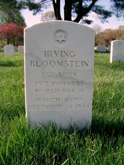 Pvt Irving Bloomstein 