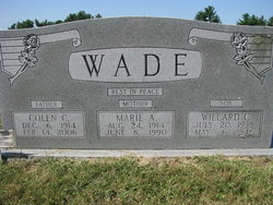Marie “Kittie” <I>Akers</I> Wade 