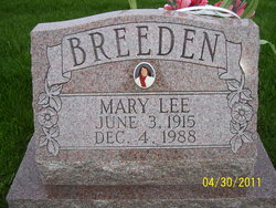 Mary Lee <I>Hensley</I> Breeden 