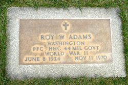 Roy W Adams 