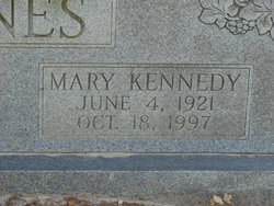 Mary <I>Kennedy</I> Barnes 