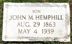 John M Hemphill 