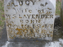 Lucy Jane <I>Miller</I> Lavender 