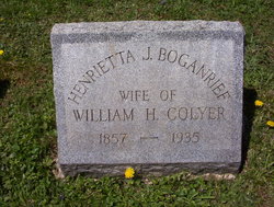 Henrietta Jane <I>Boganreif</I> Colyer 