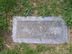 Hannah <I>Nagle</I> Golze 