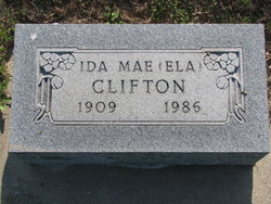 Ida Mae <I>Ela</I> Clifton 
