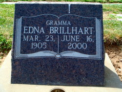 Edna <I>Frank</I> Brillhart 