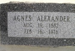 Agnes <I>Pearson</I> Alexander 