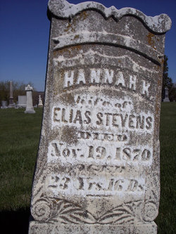 Hannah K. <I>Cox</I> Stevens 