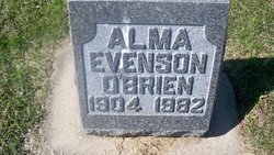 Alma <I>Evenson</I> O'Brien 