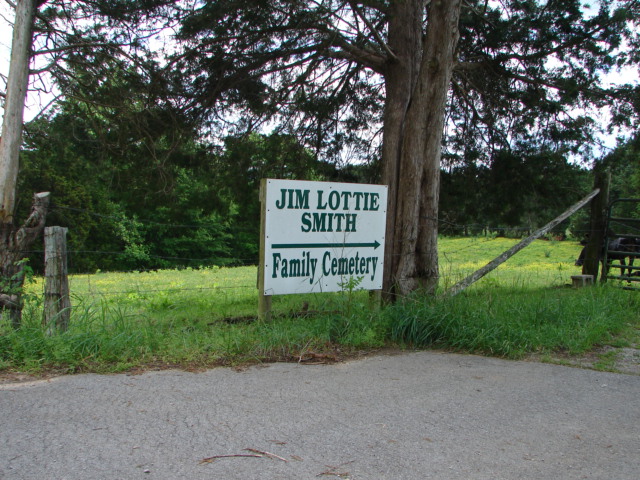 Jim Lottie Smith Family Cemetery