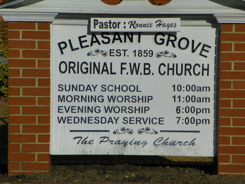 Pleasant Grove Free Will Baptist Church Cemetery