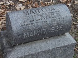 Martha <I>Pope</I> Buckner 