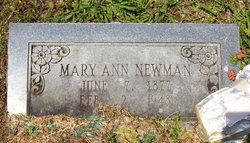 Mary Ann <I>Hernton</I> Newman 