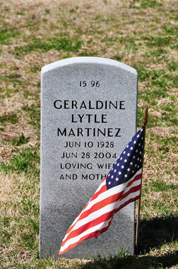 Geraldine Faye “Gerry” <I>Lytle</I> Martinez 