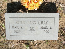 Ruth J. <I>Bass</I> Gray 