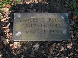 Frances “Fannie” <I>Trousdale</I> Peyton 