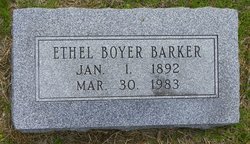 Ethel <I>Boyer</I> Barker 