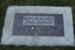 Mary Margaret <I>Jones</I> Emerson 