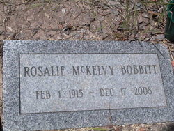 Rosalie <I>McKelvy</I> Bobbitt 
