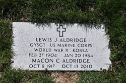 Lewis J Aldridge 