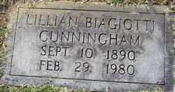 Lillian <I>Biagiotti</I> Cunningham 