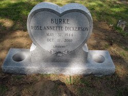 Rose Annette <I>Dickerson</I> Burke 
