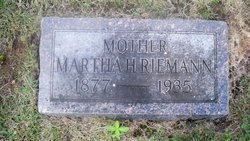Martha H. Reimann 