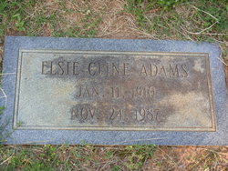Elsie Belle <I>Cline</I> Adams 