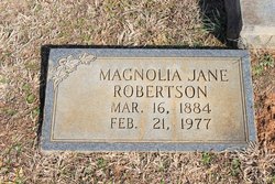 Magnolia Jane <I>Wofford</I> Robertson 