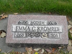 Emma Caroline <I>Andregg</I> Kromrei 