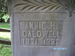 Harriett Ann “Annie” <I>Hocker</I> Caldwell 