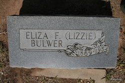 Eliza Frances “Lizzie” <I>Pigg</I> Bulwer 